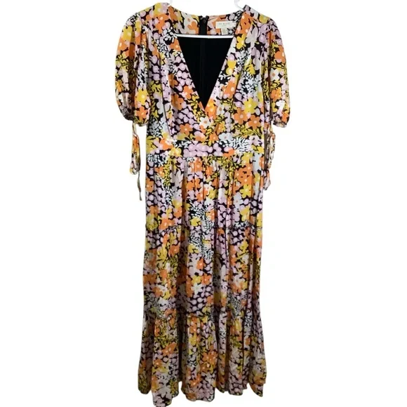 knee length dresses for ladies Ted Baker Astrydd Puff Sleeve Midi Tea Dress main image 0